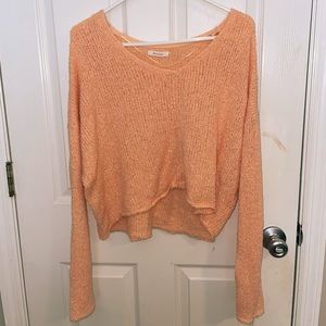 Peach colored PacSun sweater